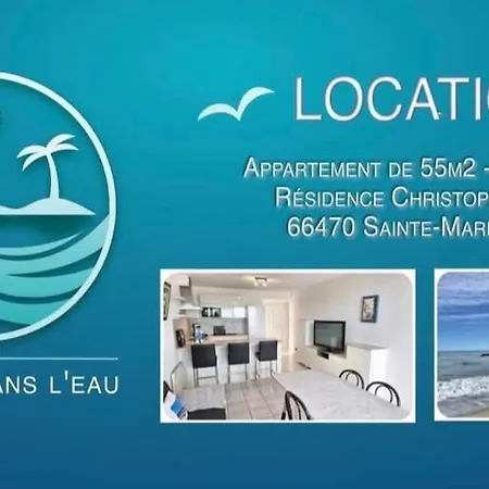 ' Les Pieds Dans L'eau ' Apartment Sainte-Marie-la-Mer
